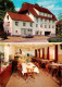 73929010 Oberprechtal_Elzach_Elztal_BW Gasthof Pension Schuetzen Gastraum - Elzach