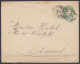 EP Env. 10c Vert Oval Repiquée "Brasserie Wielmans-Ceuppens" Càd BRUXELLES (MIDI) /4 JANV 1894 (frappé 3x !) Pour ANVERS - Covers