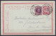 EP CP 10c Rouge (type N°138) Perforé + N°195 Càd ANTWERPEN 9/30 VII 1925/ ANVERS Pour Deutschee Automobil Konzern à AIX- - Briefkaarten 1909-1934