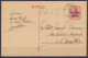 EP CP Postkarte 10c Rouge (type OC14) De HAUTE-GESVES Càd ASSESSE /5 XII 1918 Pour BRUXELLES - Griffe "PAYÉ" (utilisatio - Noodstempels (1919)