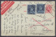 EP CP 1f Rouge Houyoux + 2x N°320 En Exprès Càd [GENT ST-PIETERS /-6 IX 1938] Pour COLOGNE Allemagne - Càpt Arrivée KÖLN - Briefkaarten 1934-1951