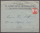 Env. "Graines & Lins D.Gheysens-Depoortere" Affr. N°111 (port Frontalier) Càd KOMEN /30 VI 1913/ COMINES Pour LILLE (au  - 1912 Pellens