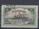 Turkey / Türkei 1914 ⁕ Views Of Constantinople / Overprint Red Star 2 Pia. Mi.250 Foreign Mail ⁕ 1v Used - Usati