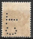 916	N°	517	Perforé	-	CL 228	-	CREDIT LYONNAIS - Used Stamps