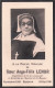 Faire Part - Soeur Ange Felix Lehur - Superieure De La Communauté Du St Rosaire - Septembre 1908 - Décès