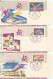 Belgium FDC 15-4-1958 EXPO 58 Bruxelles Complete Set Of 6 On 6 Covers With Cachet - 1951-1960