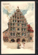 Lithographie Braunschweig, Vorderansicht Vom Gewandhaus  - Braunschweig