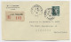 PETAIN 4FR50 RF LIBERATION DE LYON LETTRE REC LYON PERRACHE 12.10.1944 RHONE AU TARIF - Bevrijding