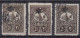 Turkey / Türkei 1915 ⁕ Overprint Year 1331 ( On Mi.139) Mi. 298 ⁕ 3v Used - Used Stamps