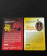 Singapore SMRT TransitLink Metro Train Subway Ticket Card, STAR WARS, Set Of 2 Used Cards - Singapour