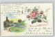 11001105 - Pfingsten Rosen  1904 Litho AK - Pinksteren