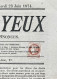 N°51 2c CERES SUR JOURNAL L'INDICATEUR DE BAYEUX / ANNULATION TYPOGRAPHIQUE / 23 JUIN 1874 / N°50 - 1849-1876: Classic Period
