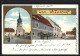 Lithographie Wetzendorf / Karsdorf, Strassenpartie Mit Gasthof, Kirche  - Karsdorf