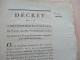 1792 Décret Convention Nationale La Peine Des Fers Remplacée Par Celle Des Galères Autographes Personnalités Coutances - Décrets & Lois