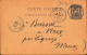 FRANCE ENTIER POSTAL Type Sage 10c  Troyes Le 6 Juillet 1892 - 1898-1900 Sage (Type III)