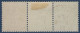 Bande Du Bloc Feuillet STRASBOURG 1927 Semeuse N°242A 5fr & 10 Fr Oblitérés Du Cachet De L'exposition TTB CERTIFICAT - Used Stamps