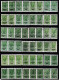 INDIA BROKER'S NOTE REVENUE FISCAL 100 USED STAMPS LOT #D20 - Nuevos