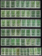 INDIA BROKER'S NOTE REVENUE FISCAL 100 USED STAMPS LOT #D20 - Neufs