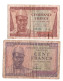 GUINEE -  2 Billets  Du 2 10 1958 (  Peu Commun ) 50 Et 100 Frs - Cat World N° 6 Et 7   - Usagés - Guinee