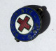 Petite Broche Ancienne émaillée Secouriste CRF Croix Rouge Française - Brooches