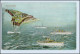 W6T38/ Helgoland Schiffe Fotomontage AK 1908 - Helgoland