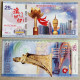 China Banknote Collection,1999-2024 Macau's 25th Anniversary Of Return Commemorative Fluorescent Notes，UNC - Cina