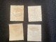 1918 Pofis 4 Timbres * RV 87-88-89-93 Revolution J6-10-12-30h Surcharge Noire Budejovice Neuf Avec Charnière - Unused Stamps