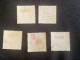 1918 Pofis 5 Timbres Taxe * RV 108-110-111-113-114 Revolution Surcharge Noire Budejovice Neuf Avec Charnière - Unused Stamps