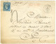 GC 2998 / N° 22 Càd T 15 POUGUES (56) Sur Lettre 2 Ports Insuffisamment Affranchie Pour Paris. Au Recto, Griffe Locale A - 1862 Napoleon III