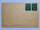 Netherlands. Postal Card With Pair Of NVPH 407 With Perfin S.B. - Lettres & Documents