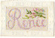 N°21608 - Carte Brodée - Prénom Renée, Fleurs Et Papillon - Bordados