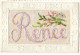 N°21608 - Carte Brodée - Prénom Renée, Fleurs Et Papillon - Brodées