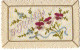 N°21606 - Carte Brodée - Saint-Nicolas - Pensées Et Myosotis - Embroidered