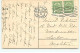 N°19365 - Carte Gaufrée - Heureuses Pâques - Fillette Donnant Du Grain à Des Poules Et Un Coq - Pâques