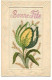 N°17303 - Carte Brodée - Bonne Fête - Tulipe - Brodées