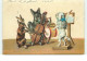 N°14962 - Groupe D'animaux Jouant De La Musique - Dressed Animals