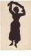 N°12764 - Silhouette D'une Femme - Cartes Animées Lambert - Silhouettes