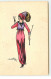 N°17316 - Naillod - Jeune Femme Avec Une Robe Rose Et Violette - Naillod
