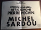 Programme MICHEL SARDOU Olympia / Patrick Sébastien / Afric Simone / Pierre Péchin 1976 - Programmes