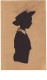 N°12661 - Silhouette D'un Enfant Avec Un Chapeau - Silhouettes