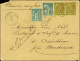 Càd MARTINIQUE / SAINT PIERRE / Col. Gen. N° 31 + 49 + 52 (2) Sur Lettre Pour Bordeaux. 1881. - TB / SUP. - R. - Poste Maritime