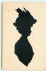 N°7415 - Silhouette De Femme Avec Un Chapeau - Silhouetkaarten