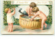 N°6339 - Carte Gaufrée - A Happy New Year To You - Enfants Buvant Du Champagne - New Year