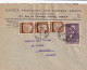 LETTRE 11 9 1940. AFFRANCHISSEMENT MIXTE. KNUTANGE NILVANGE POUR GERARDMER - Lettres & Documents