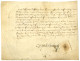 SCHOMBERG Gaspard De (1540-1599), Diplomate Et Surintendant Des Finances. - Sonstige & Ohne Zuordnung