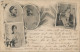 SRI-LANKA (CEYLON) – 4 MEDAILLONS GIRLS – PUB. SKEEN – FRENCH SEA POST 1901 - Sri Lanka (Ceilán)