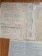Lot Documents Anciens Compagnies D' Assurances Années 1920 à 1940 - 1900 – 1949
