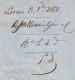 1858 - DA LIVORNO VIA DI MARE- Lettera Da Livorno A Genova - Lettre Maritime De Livourne à Gênes - Sardegna