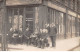 75 - N°83373 - PARIS - Personnes Attablées à Une Terrasse - Maison Boulat - Commerce, Billard - Carte Photo à Localiser - Cafés, Hôtels, Restaurants
