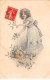 Illustrateurs - N°83717 - M.M. Vienne N°344 - Jeune Fille Mettant Des Roses Dans Un Panier - Vienne